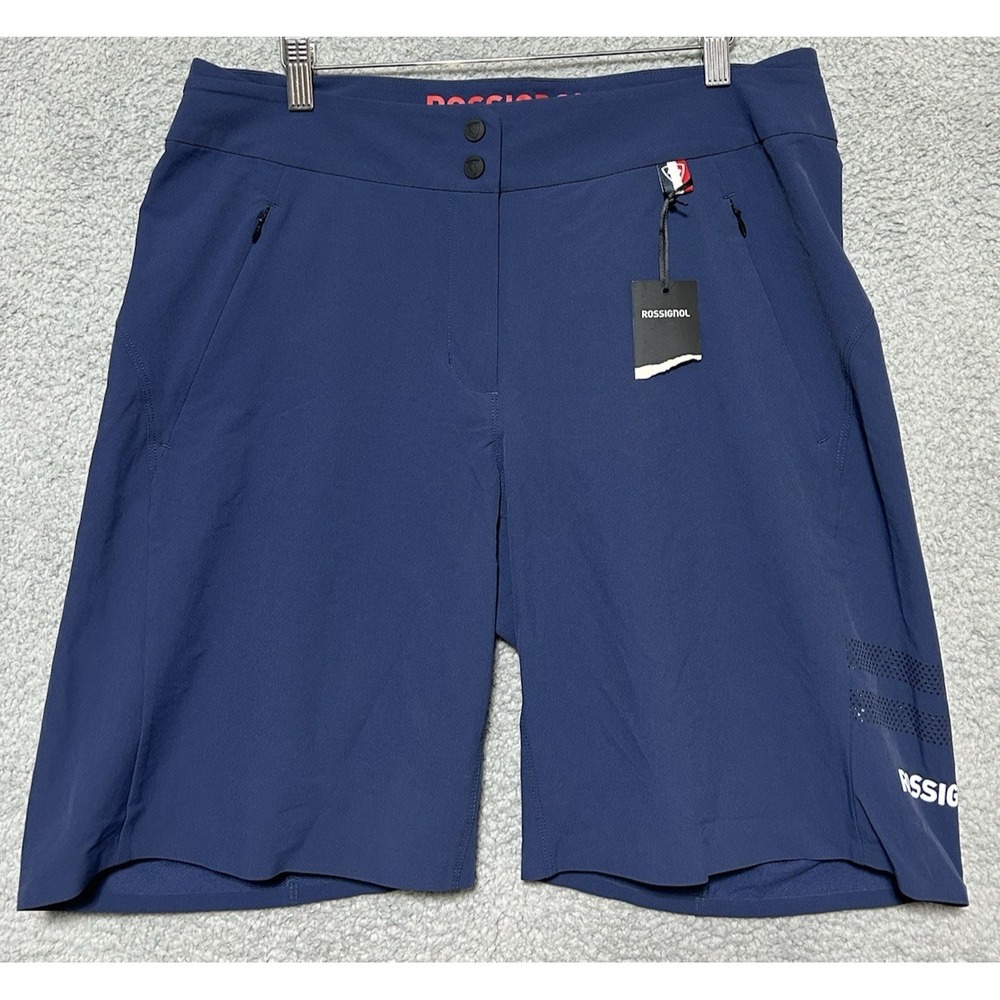 Rossignol Nwt Men's Navy Blue Dress Shorts Size Large Golf Outdoor Racing‎